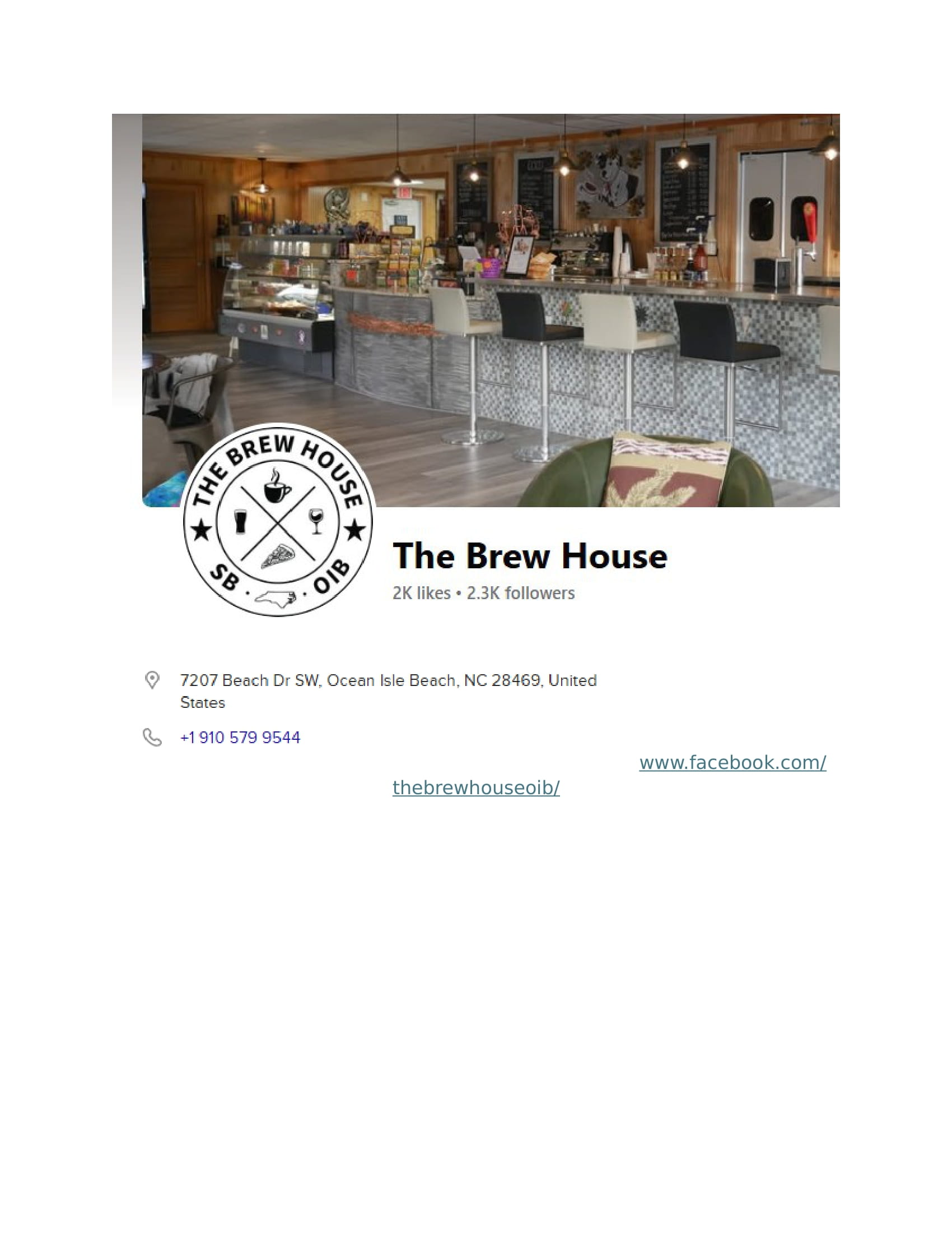 The Brew House OIB & SB Logo