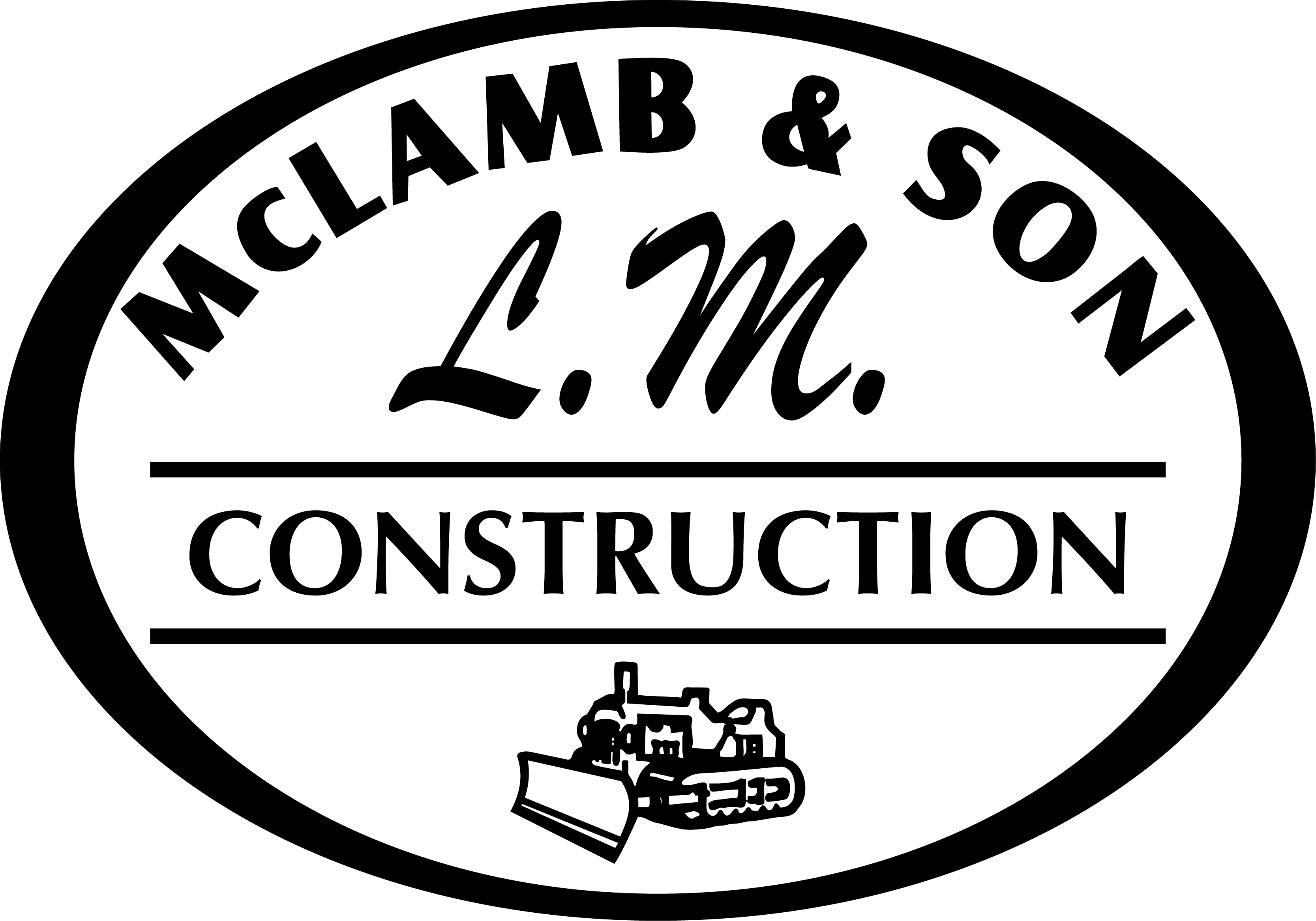 L.M. McLamb & Son Construction Logo