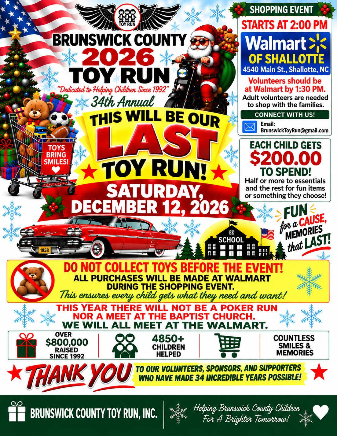BRUNSWICK COUNTY TOY RUN